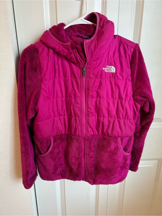 The North Face Other - The North Face Girls' Bright Magenta Hooded Fleece & Insulated Jacket